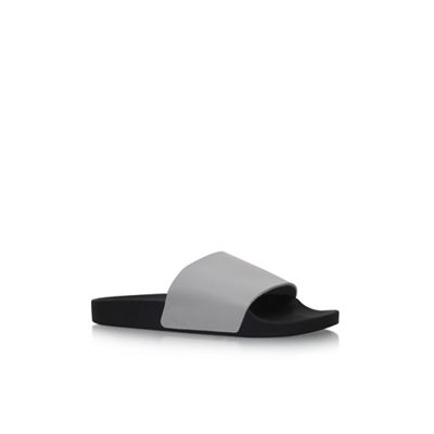 Grey Lydd flat sandals